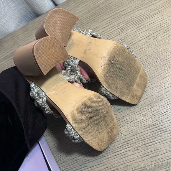 MADDEN GIRL Crystal DIXCY Braid Heel Sandals NIB - Picture 5 of 6